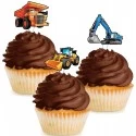 Big Dig Construction Cupcake Picks (Pack of 12)