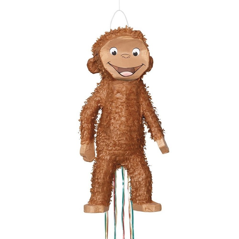 Curious George 3D Pull String Pinata | Curious George Party Supplies