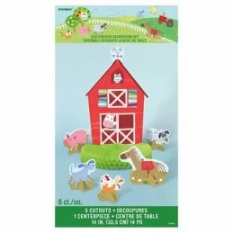 Farm Party Centrepiece (6 Piece) | Farm Party Party Supplies