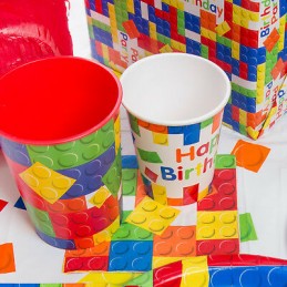 Block Party Plastic Cup | Lego Party Supplies