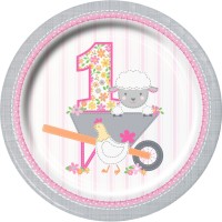 Pink Farm 1st Birthday Party Supplies - Free Shipping Orders $79+.