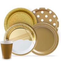 Gold Party Supplies | Coloured Party Supplies & Decorations - Who Wants 2 Party Australia
