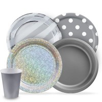 Silver Party Supplies | Coloured Party Supplies & Decorations - Who Wants 2 Party Australia